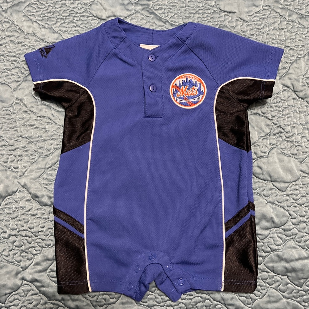 Majestic Mets Jersey Romper.
